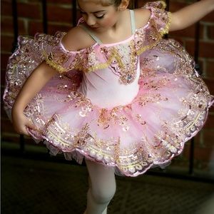 Beautiful handmade ballerina costume for little girl